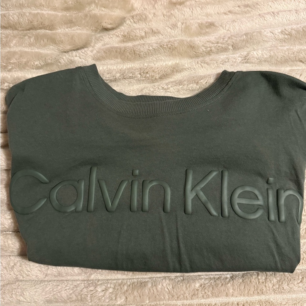 Calvin Klein Dark Green Logo Sweatshirt